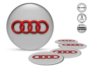Audi Ruota Emblemi Stile Etichette Cupola Qualità